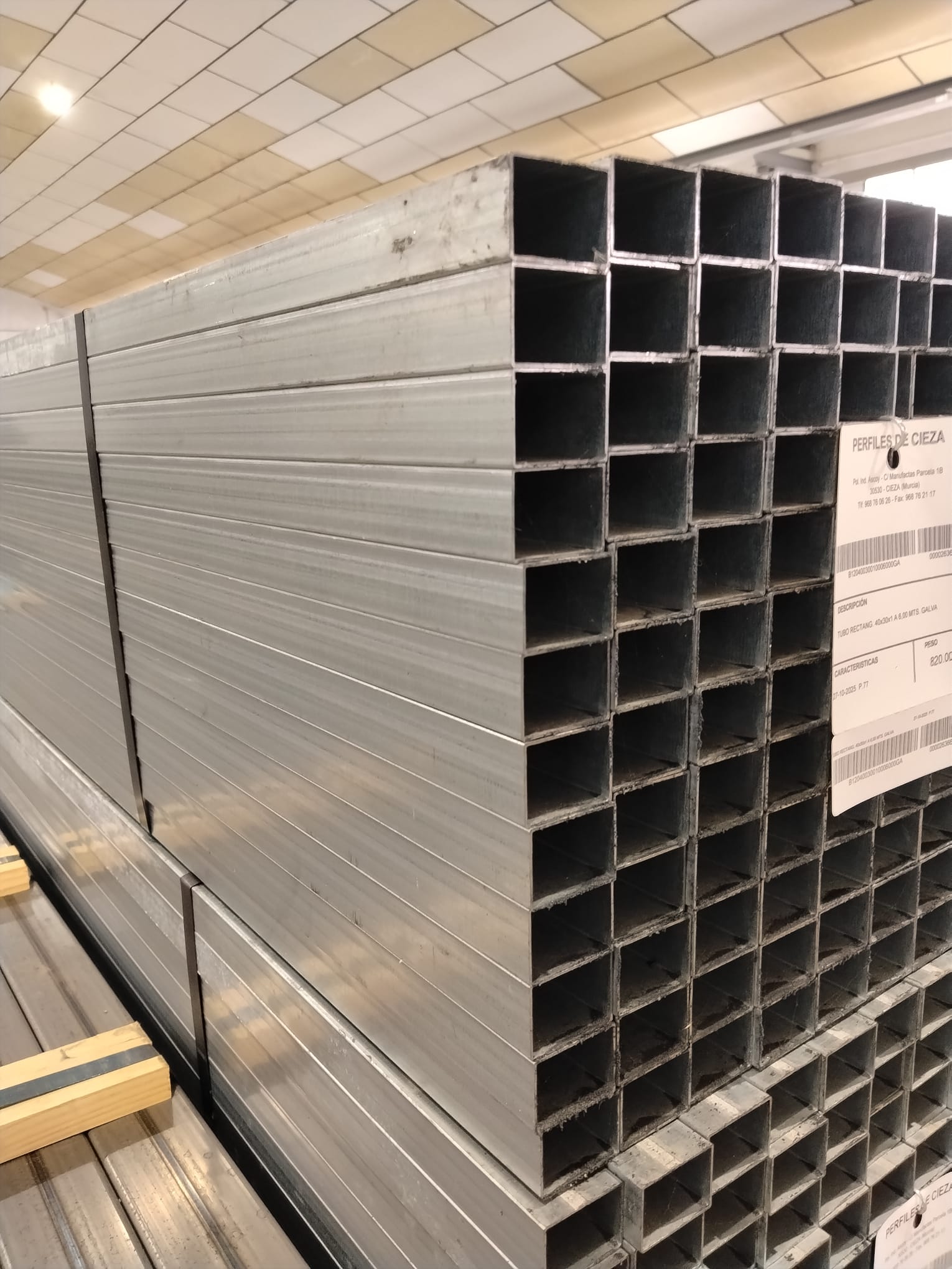 Tubo galvanizado rectangular / redondo / cuadrado / ovalado